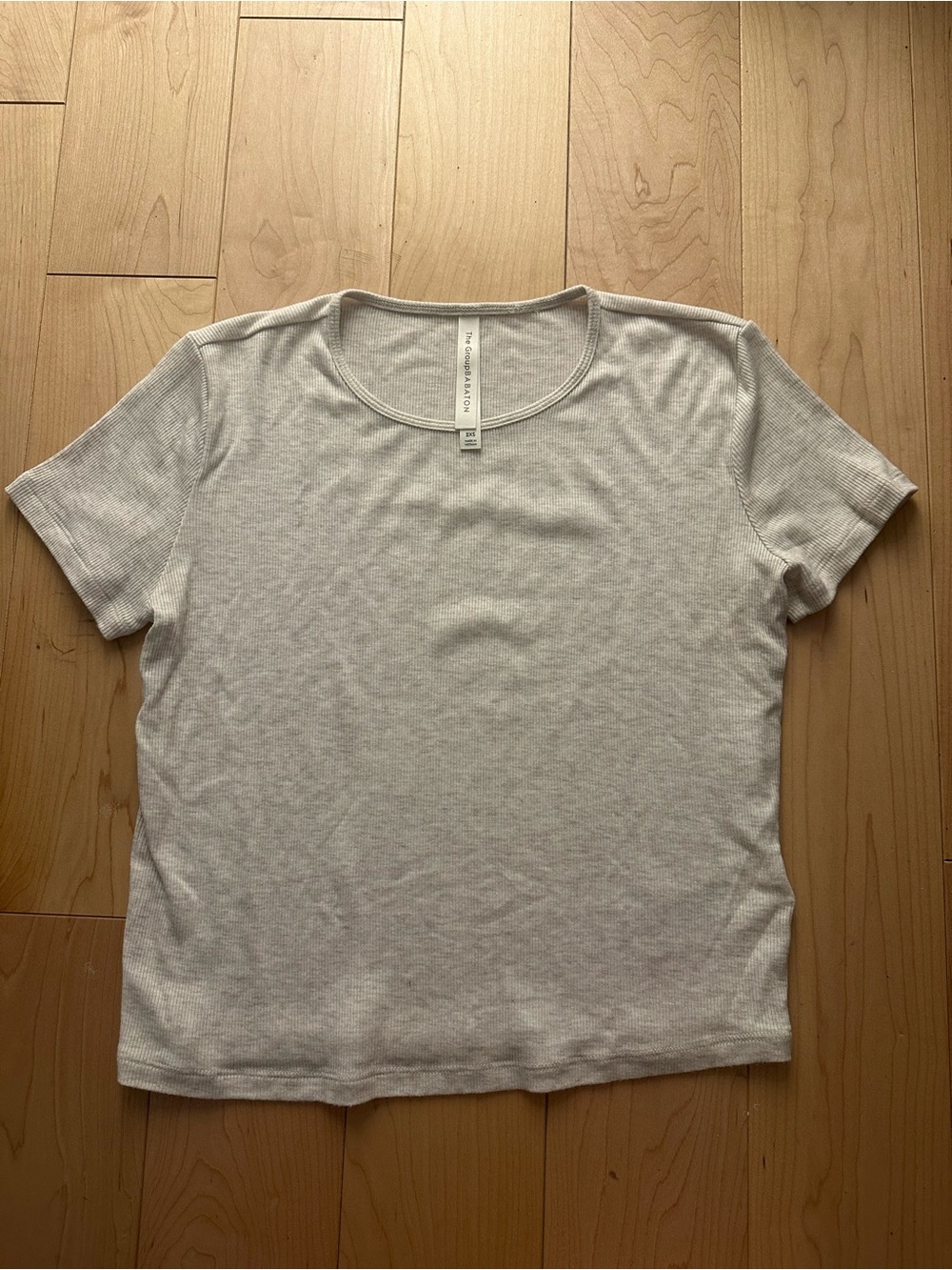 Aritzia The Group Babaton Luxe Lounge New Everyday T-Shirt Heather Birch